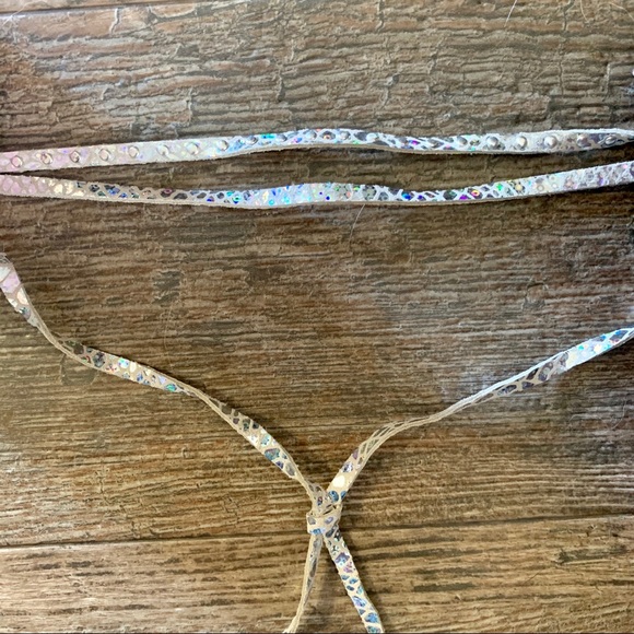 Free People Gigi Studded Bolo Choker - Silver - Picture 2 of 4